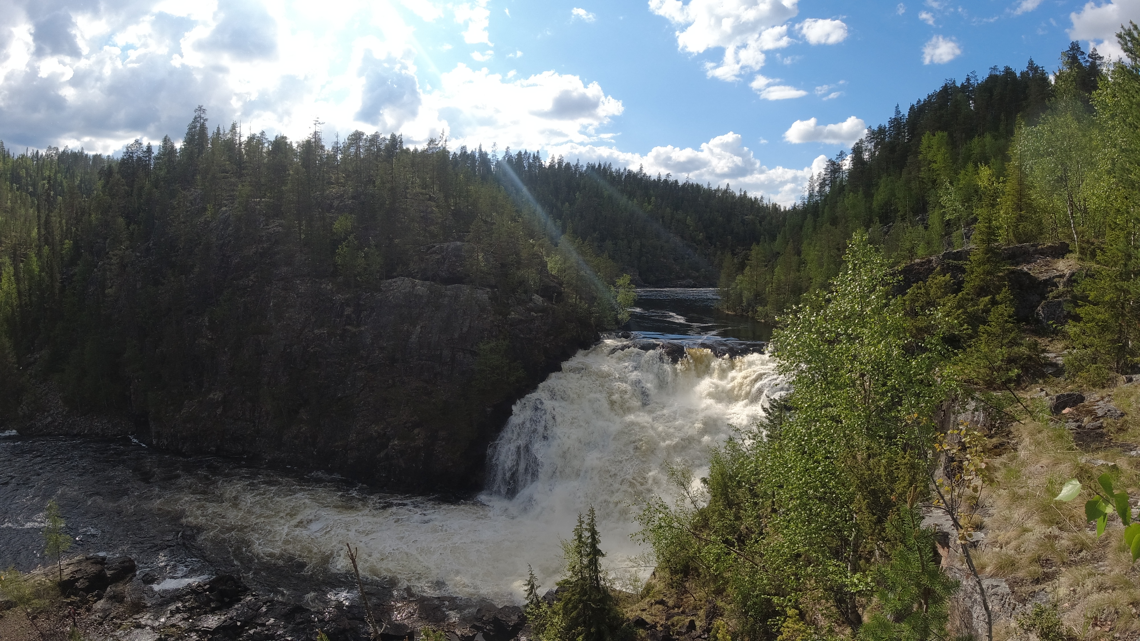 Водопады кольского